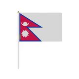 Mini Bandera de Nepal en varios tamaños 100% poliéster