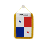 Banderín de coche con bandera de Panamá