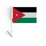 Drapeau adhésif de la Jordanie