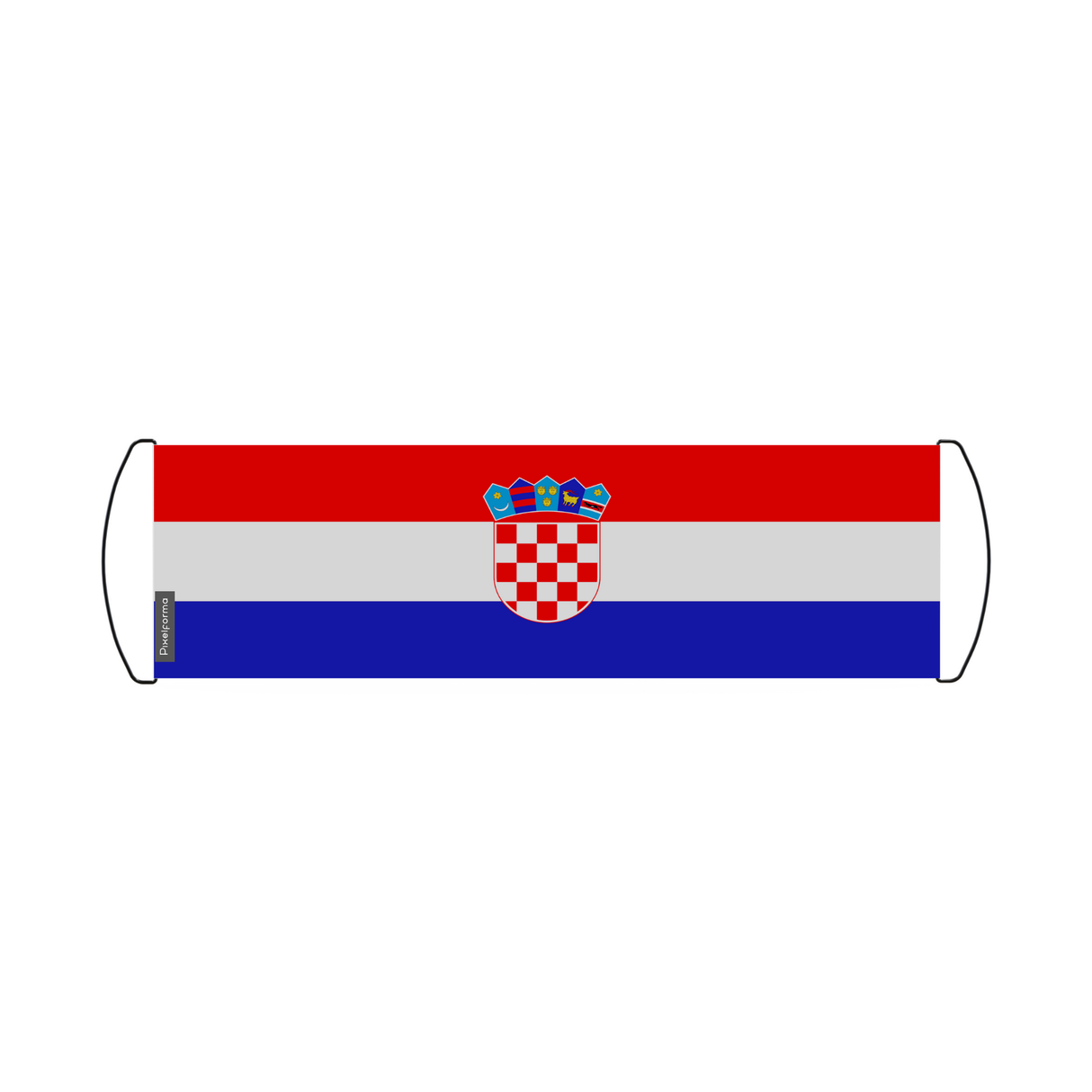 Bandera de desplazamiento de la bandera de Croacia 