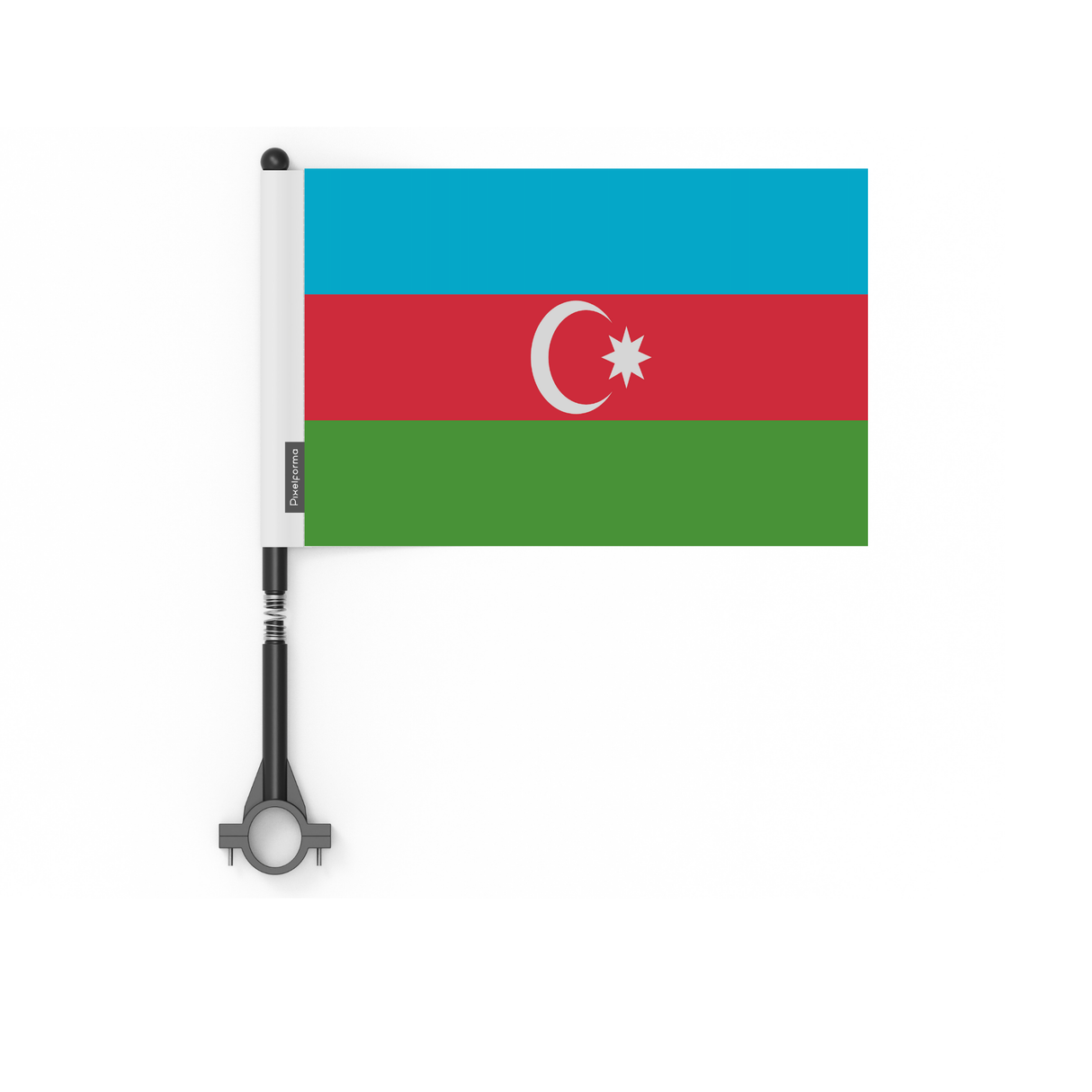 Drapeau de vélo de l'Azerbaïdjan en polyester