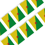 Guirnalda Bandera Guyana en varios tamaños