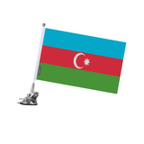 Poste de ventosa con bandera de Azerbaiyán