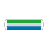 Sierra Leone Flag Scroll Banner 