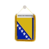 Banderín Coche Bandera Bosnia y Herzegovina