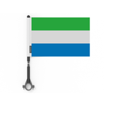 Drapeau de vélo de Sierra Leone en polyester