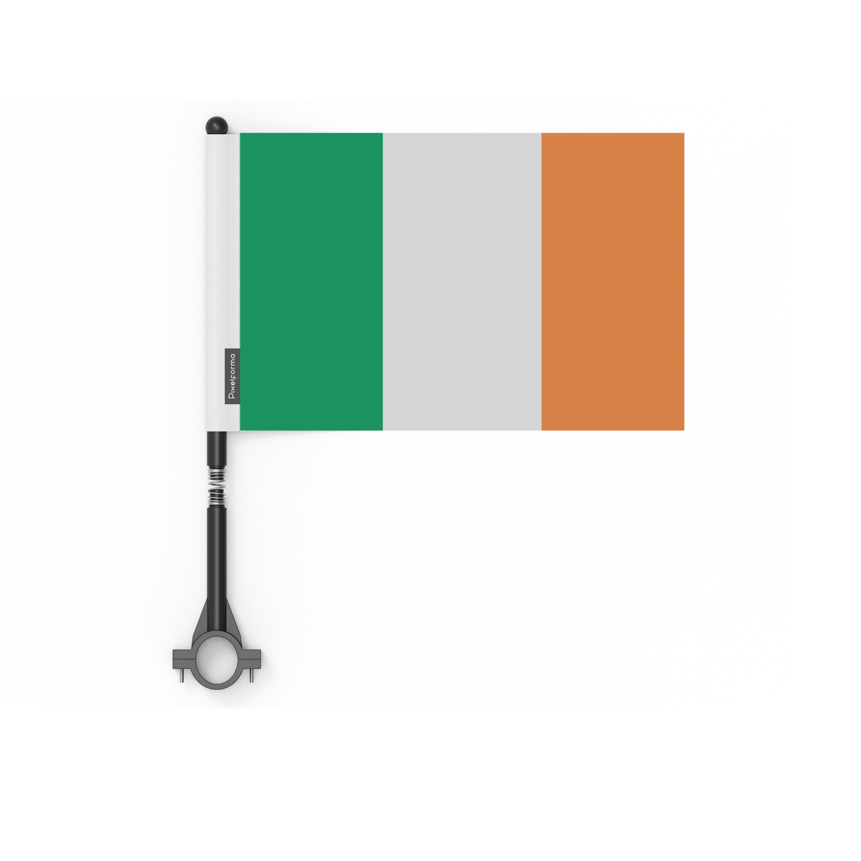 Drapeau de vélo de l'Irlande en polyester