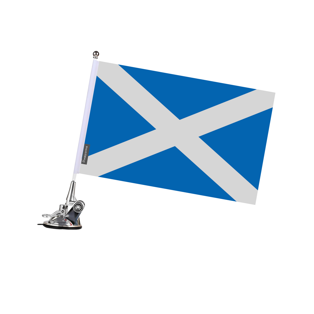 Scotland Flag Suction Cup Pole