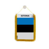 Estonia Flag Car Pennant