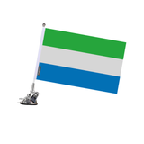 Sierra Leone Flag Suction Cup Pole