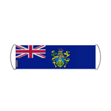 Banner de desplazamiento de bandera de las Islas Pitcairn 