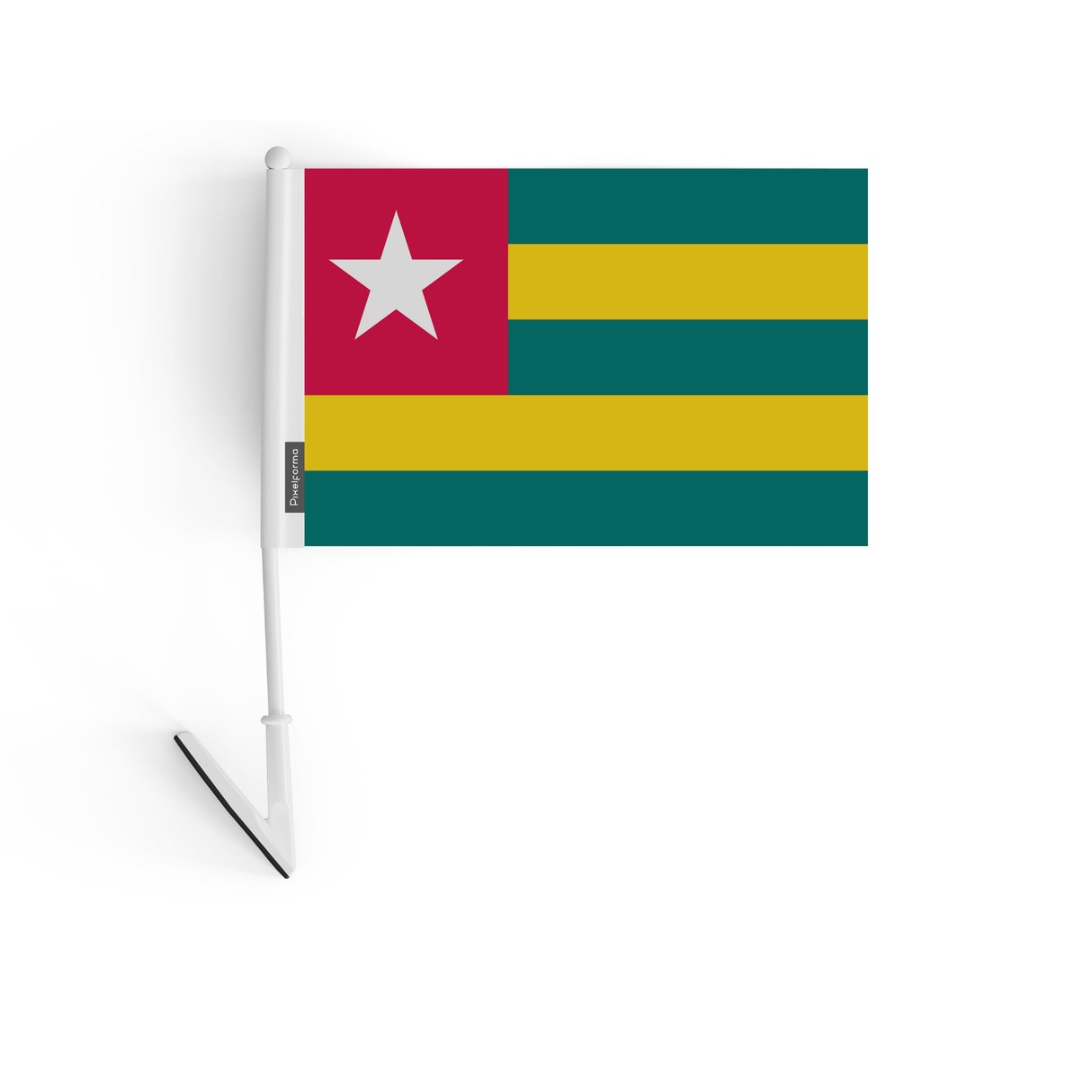 Drapeau adhésif du Togo