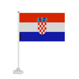 Mini Flag Suction Cup Flag of Croatia