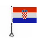 Drapeau de vélo de la Croatie en polyester