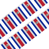 Guirlande Drapeau Costa Rica en Polyester