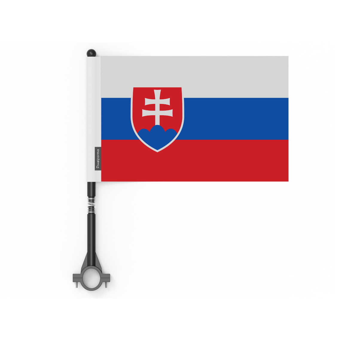 Drapeau de vélo de la Slovaquie en polyester