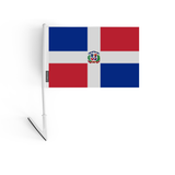 Drapeau adhésif de la République dominicaine