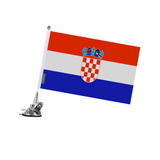 Croatia Flag Suction Cup Pole