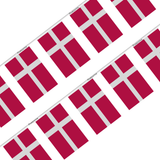 Guirlande Drapeau Danemark en Polyester