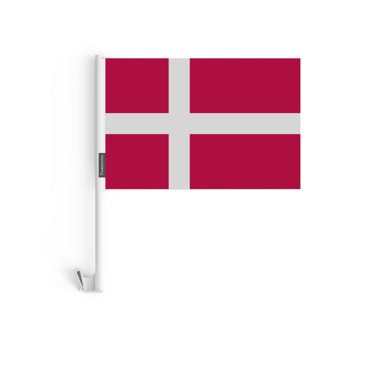 Drapeau voiture du Danemark en polyester