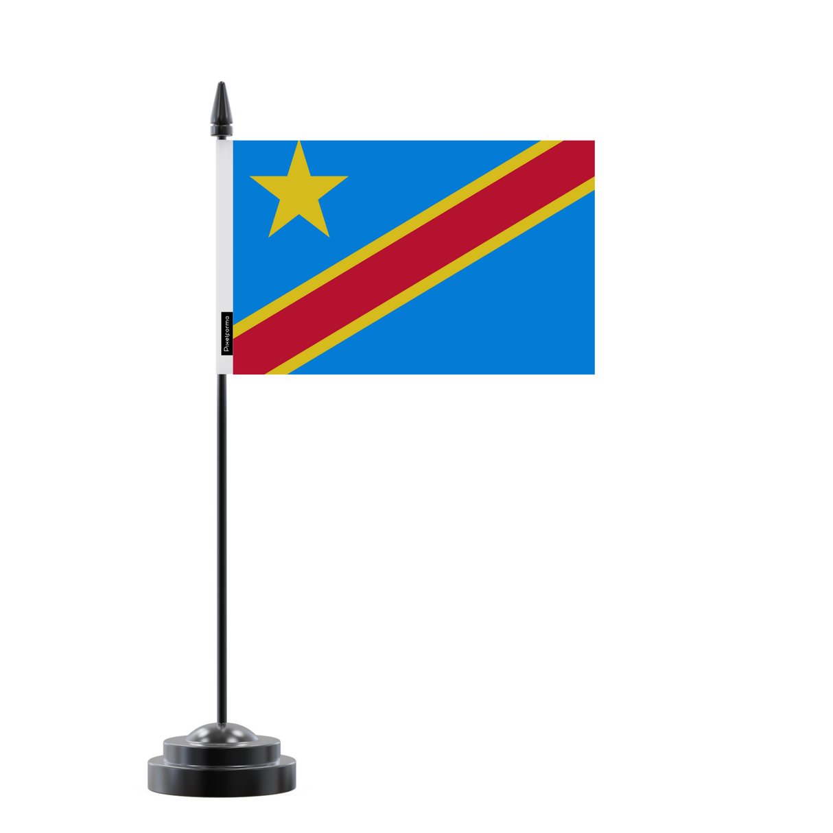 Drapeau de Table de la république démocratique du Congo