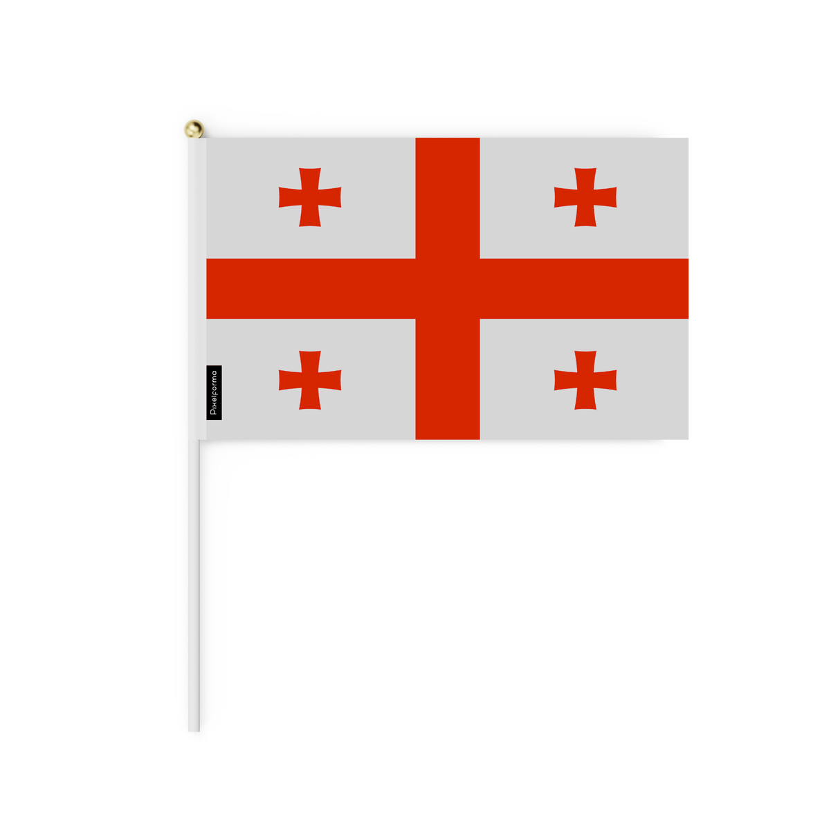 Mini Bandera de Georgia en múltiples tamaños 100% Poliéster