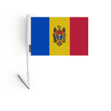 Drapeau adhésif de la Moldavie