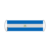 Nicaragua Flag Scroll Banner 