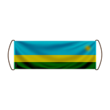 Scrolling Banner Flag of Rwanda 