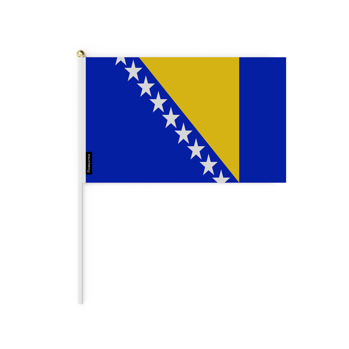 Mini Drapeau Bosnie-Herzégovine en Plusieurs Tailles