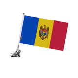 Moldova Flag Suction Cup Pole