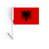 Drapeau adhésif de l'Albanie