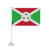 Mini Drapeau Ventouse Burundi en Polyester