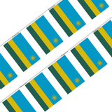 Guirlande Drapeau Rwanda en Polyester