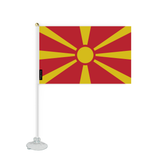 Mini Flag Suction Cup Flag of North Macedonia