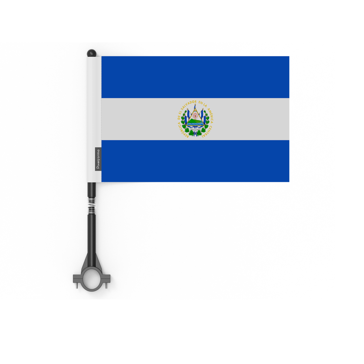 Drapeau de vélo du Salvador en polyester