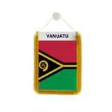 Banderín de coche con bandera de Vanuatu