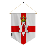 Northern Ireland flag pennant to hang in polyester