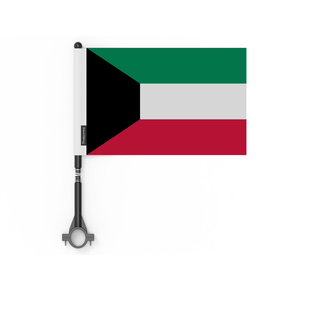 Bandera de bicicleta de poliéster Kuwait