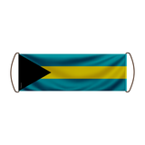 Banner de desplazamiento de bandera de Bahamas 