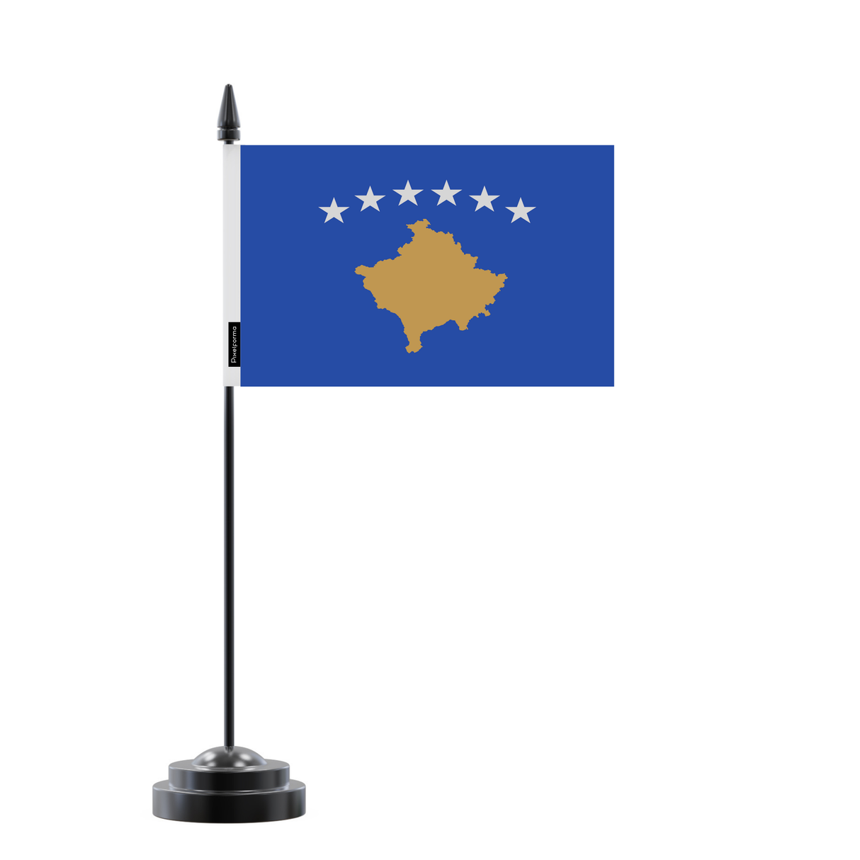 Drapeau de Table Kosovo en Polyester