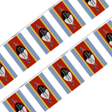 Eswatini Polyester Flag Garland