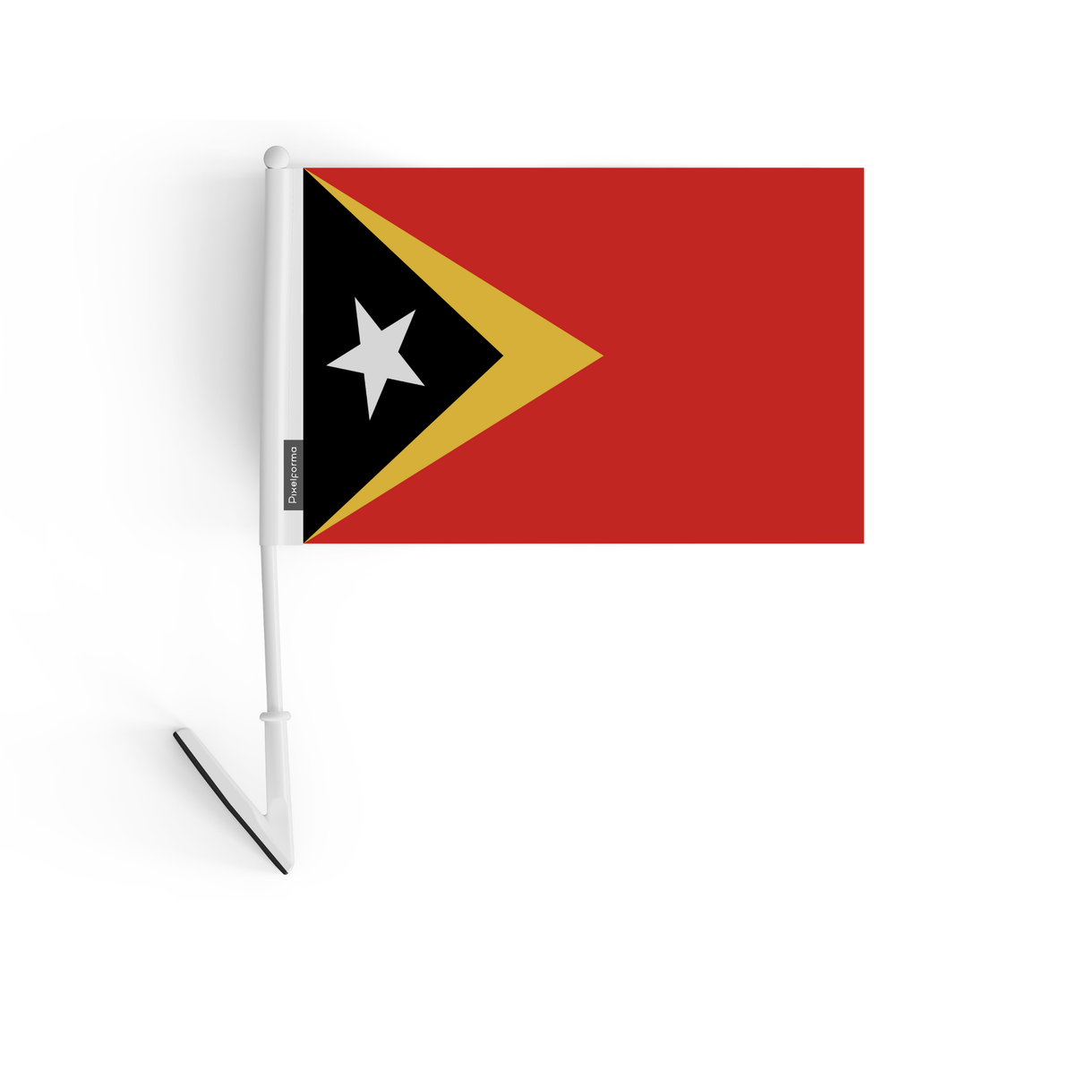 Drapeau adhésif du Timor oriental