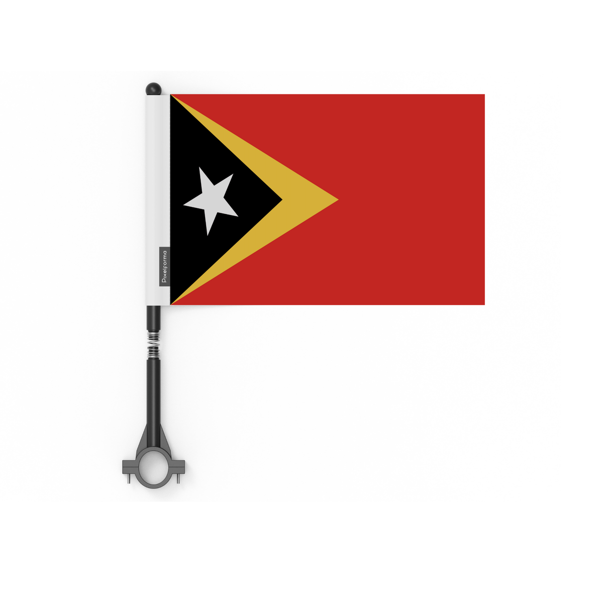 Drapeau de vélo du Timor oriental en polyester