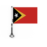 Drapeau de vélo du Timor oriental en polyester