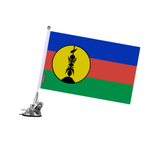 New Caledonia Flag Polyester Suction Cup Pole