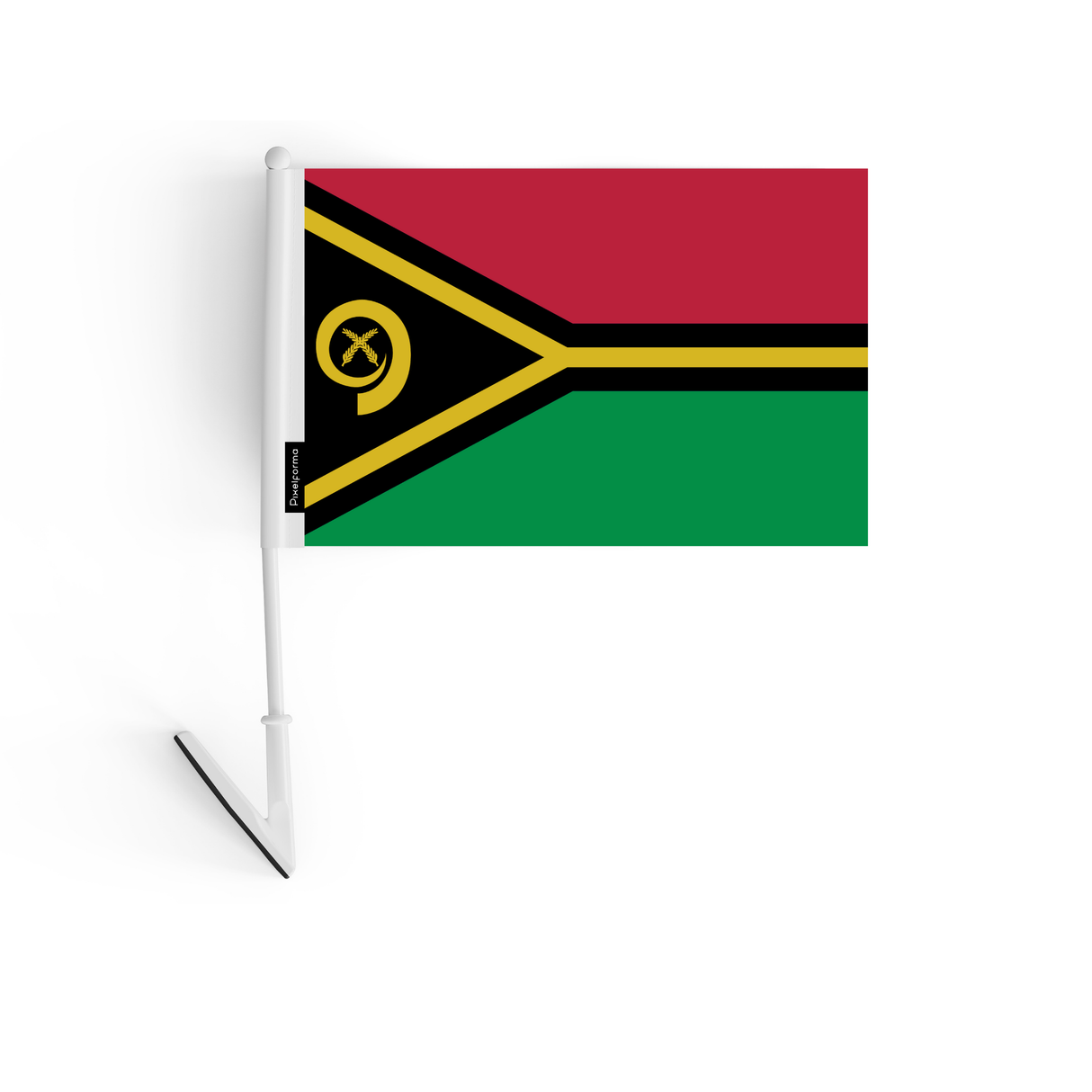 Drapeau adhésif du Vanuatu