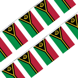 Guirlande Drapeau Vanuatu en Polyester