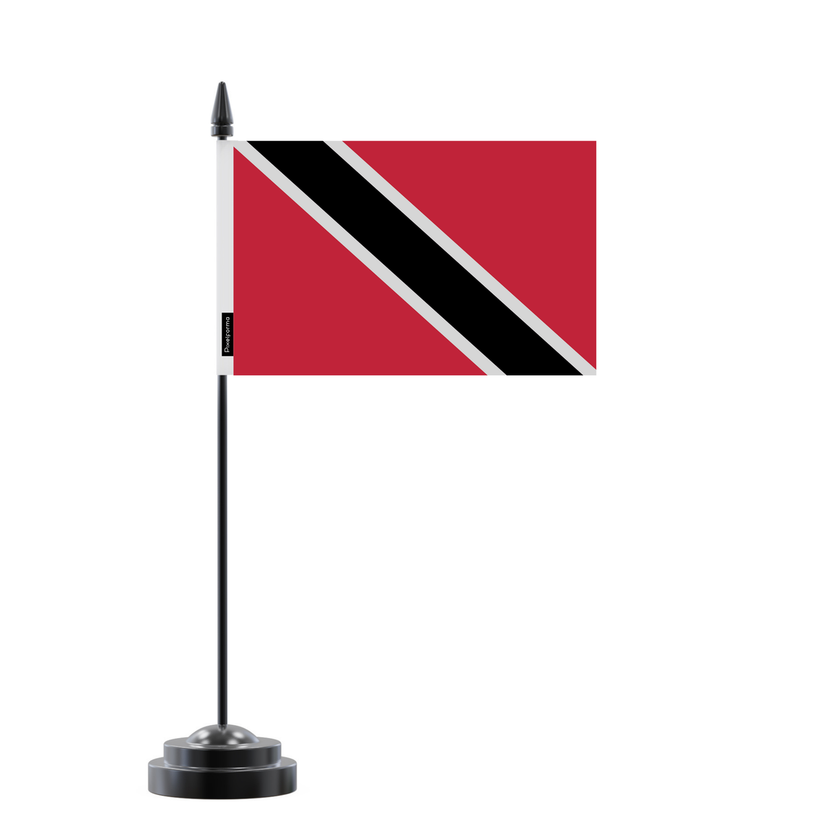 Drapeau de Table Trinité-et-Tobago en Polyester