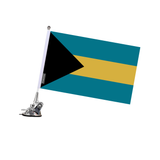 Poste de ventosa con bandera de Bahamas